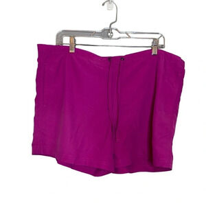 L.L. Bean Swim Shorts Women’s Medium Magenta Drawstring Lined